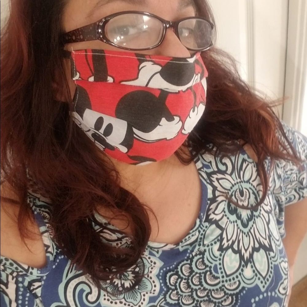 MICKEY MOUSE FACE MASK WASHABLE AND REUSABLE